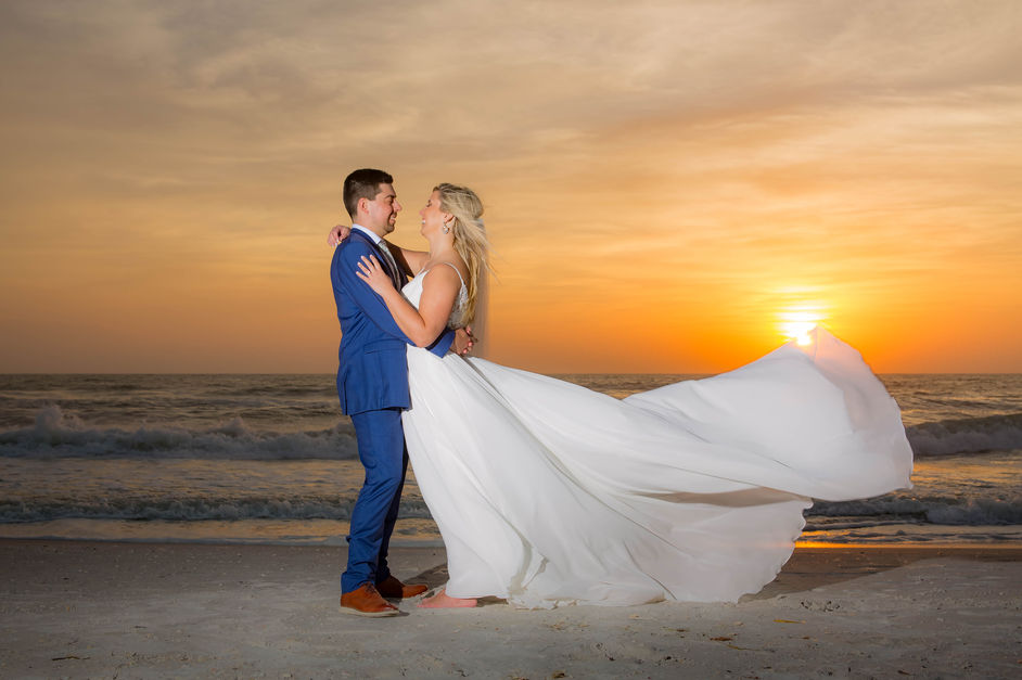 Anna Maria Island Sunset Wedding Portrait photography