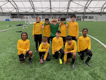 March 7th 2006. u11 Boys march on with another win.