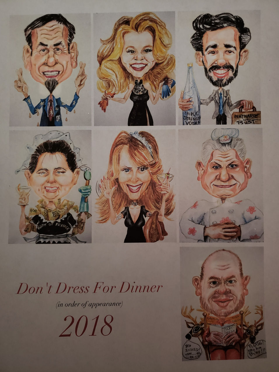 Don't Dress for Dinner - Fall 2018