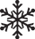 noir flocon de neige
