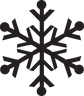 noir flocon de neige