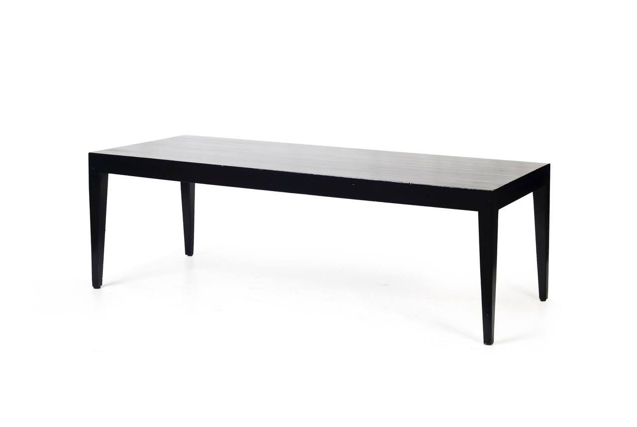 Deco black coffee table
