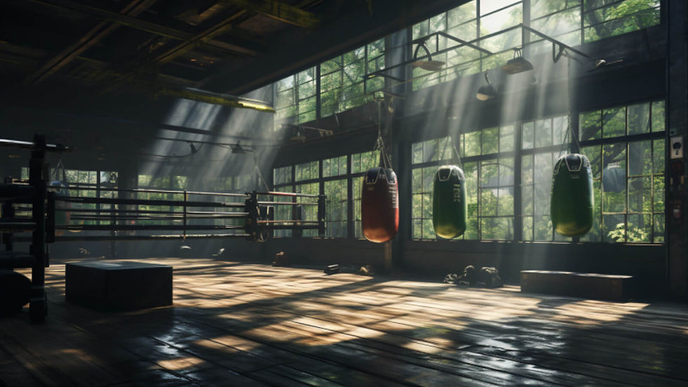 A boxing gym