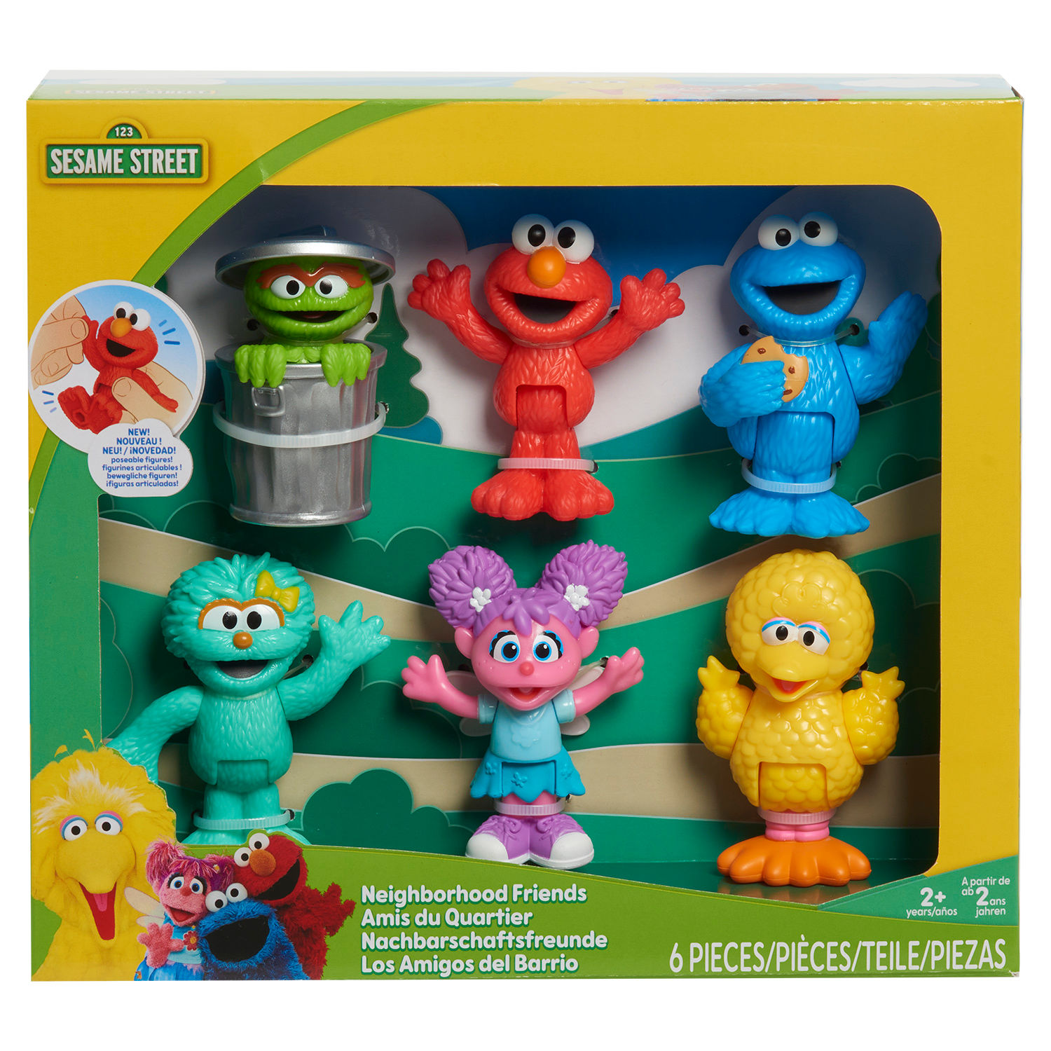 Pack de 6 figuras de Plaza Sésamo