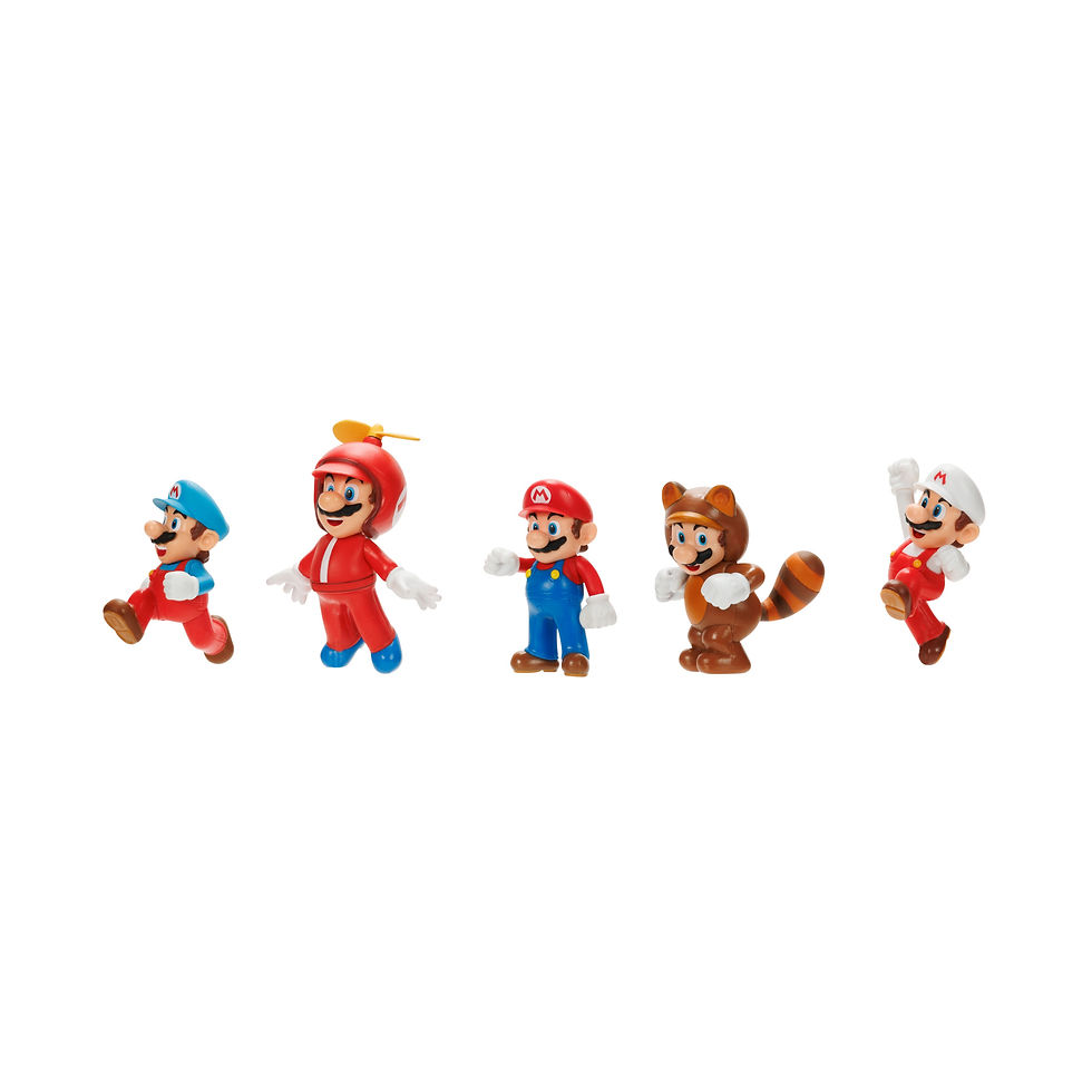 Miniatura: Pack de 5 figuras Mario con traje Nintendo