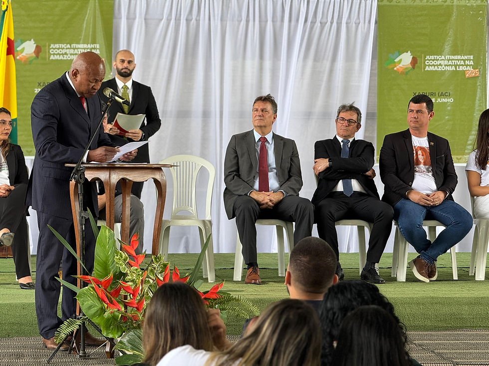Xapuri celebra abertura da Justiça Itinerante Cooperativa na Amazônia Legal com presença de autoridades e reafirmação do compromisso com a cidadania