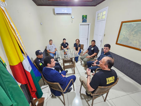 Prefeito recebe visita institucional de membros da Força Nacional