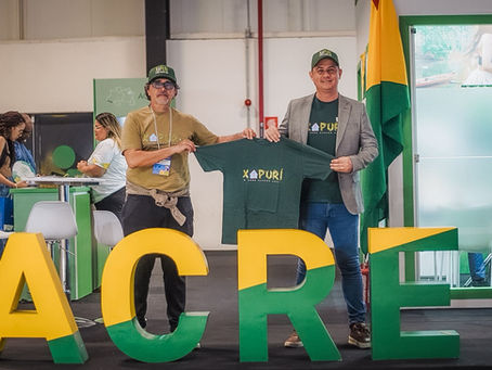 Xapuri promove nova marca turística e destaca o lema "O Acre nasceu aqui" em evento nacional