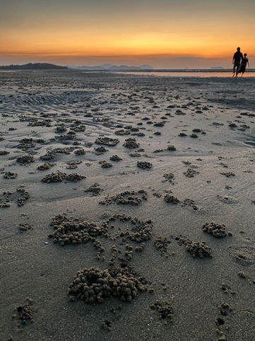 Kiwa La Beach in the early morning