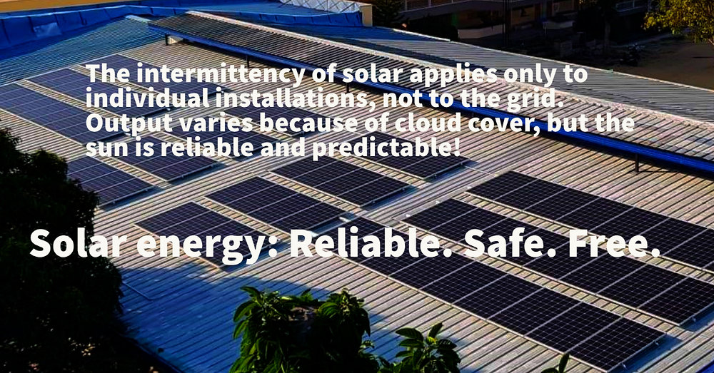 Will “Intermittent” Solar make the Grid Unstable?