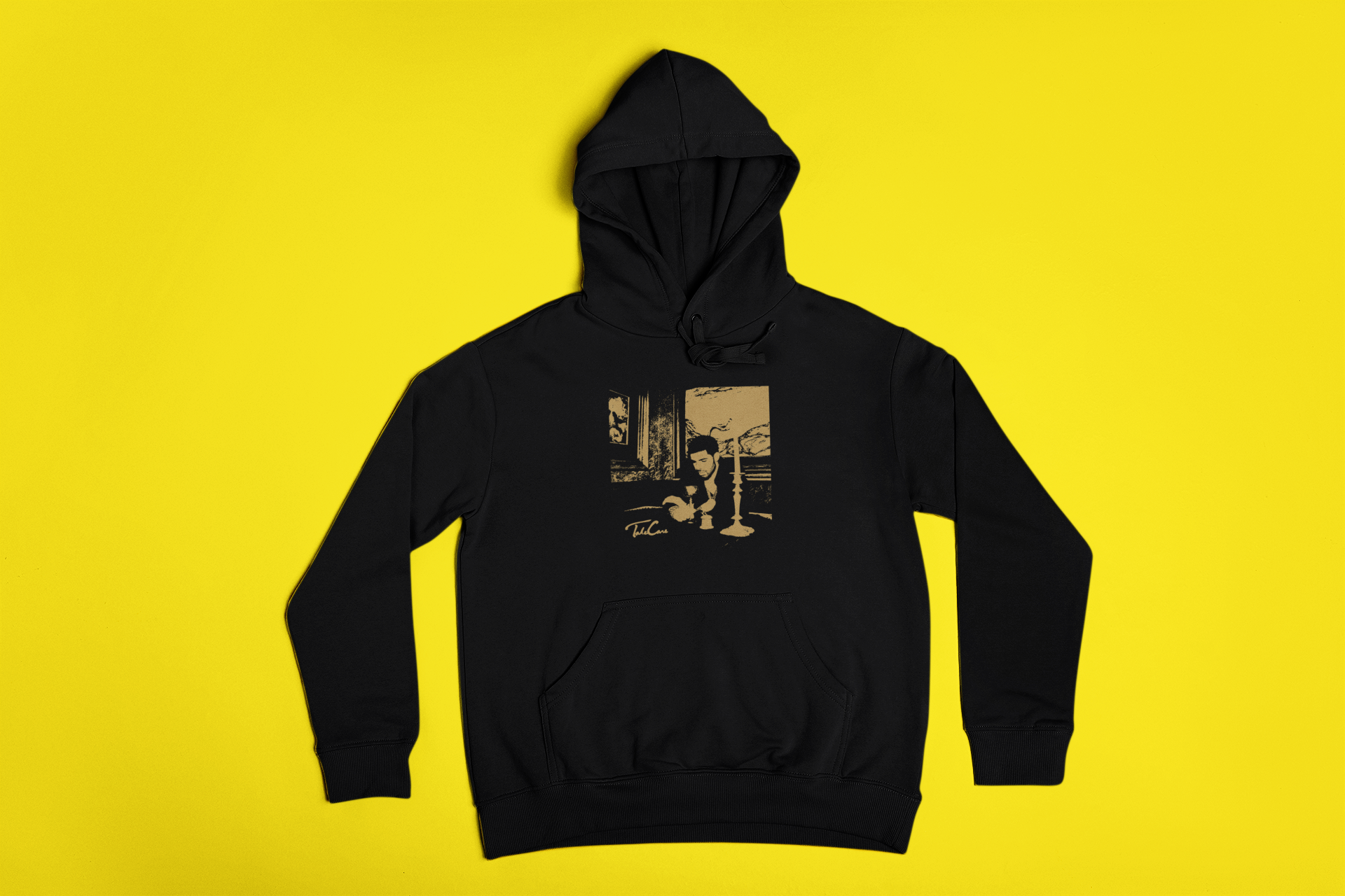Take Care album cover minimalist hoodie- Drake