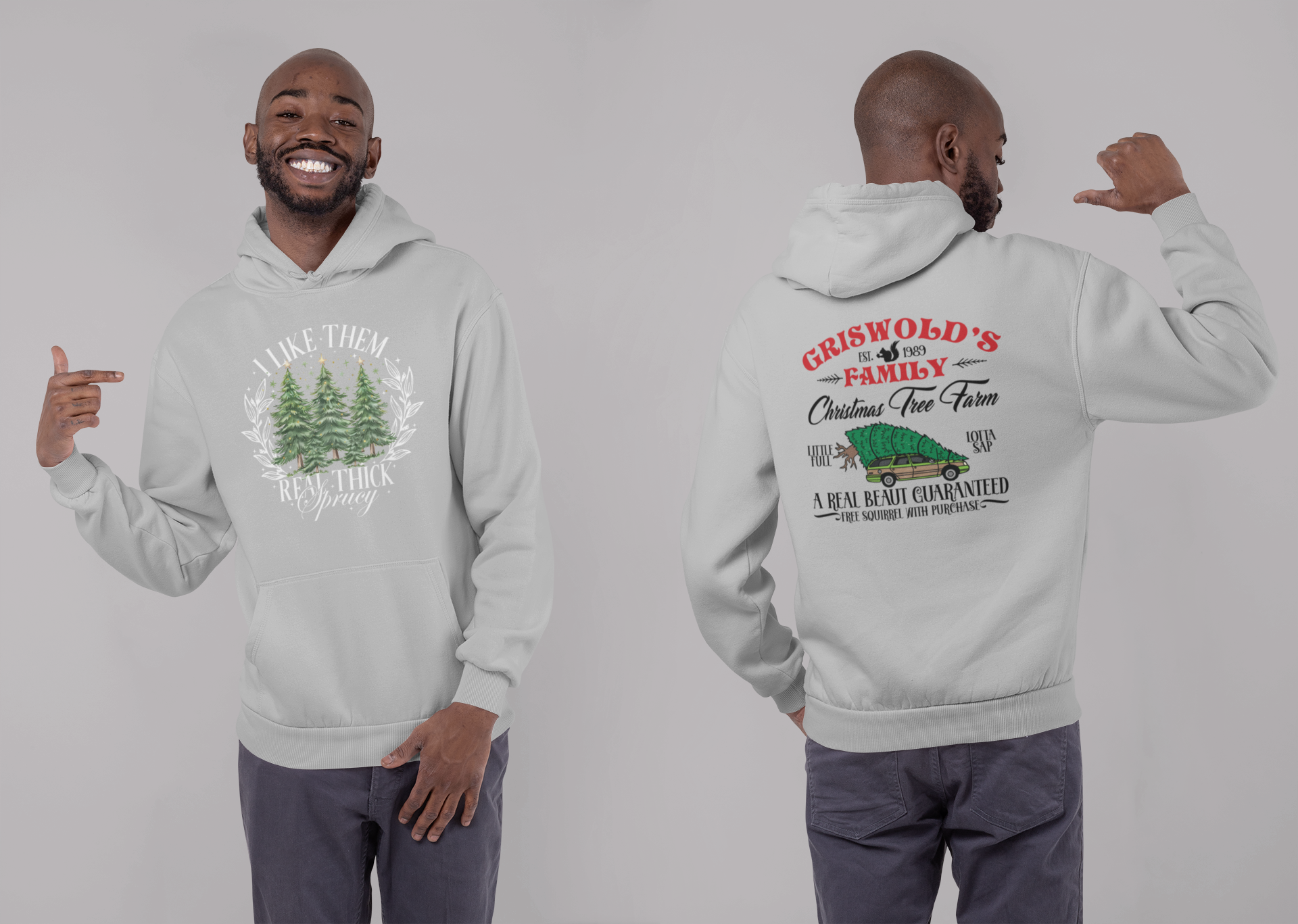 I like them real thick spruce/Griswold family christmas tree farm-Lampoon hoodie