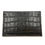 Miniatura: - CARTEIRA SLIM - couro croco preto
