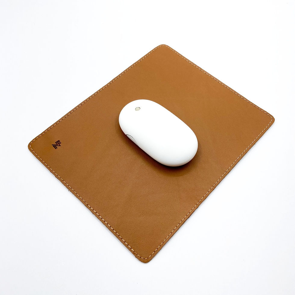 Miniatura: - MOUSE PAD - couro caramelo