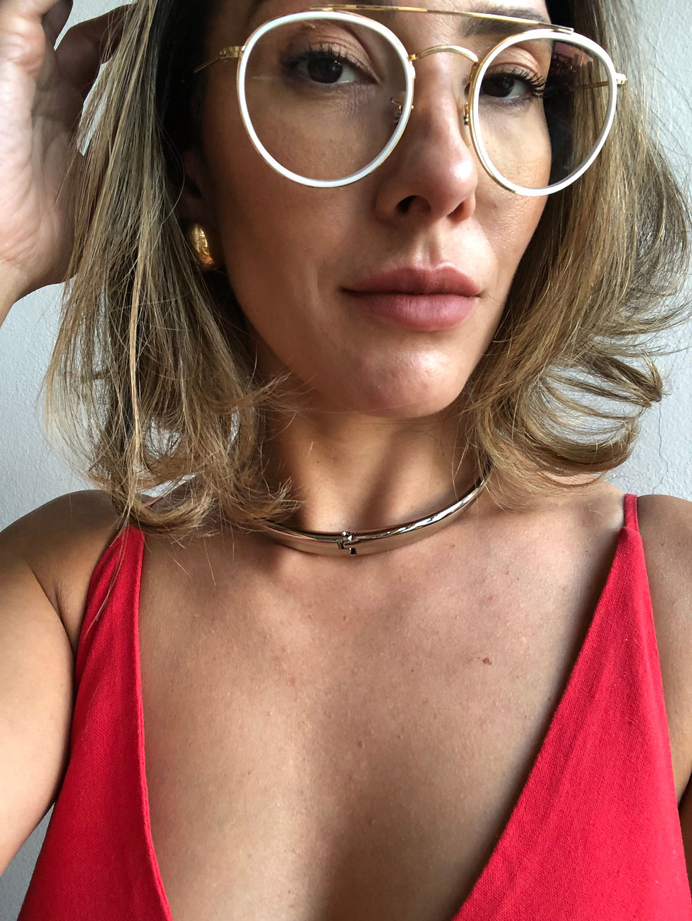 Miniatura: - COLAR ARTICULADO - prata