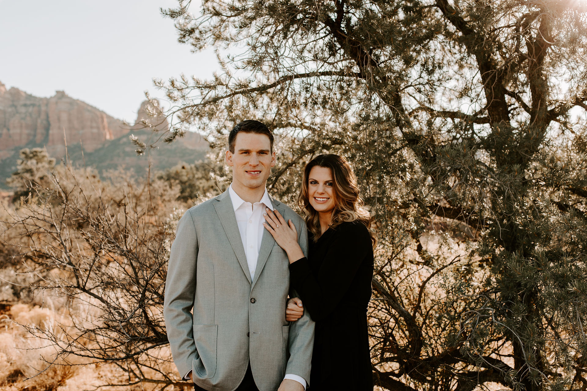 Jordan & Kevin - sedona, AZ - engagement session-59