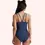 Miniature : Maillot menstruel 1 pièce bleu marine
