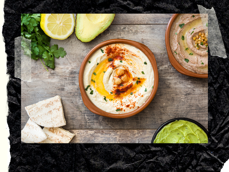 Hummus(basil/olive/jalapenos)