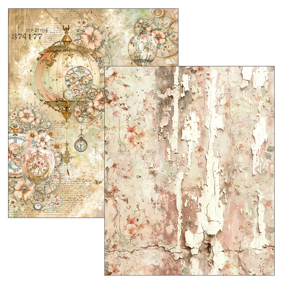 Thumbnail: Ciao Bella - Lost in Time - Mixed Media Book - 25 double-sided pages