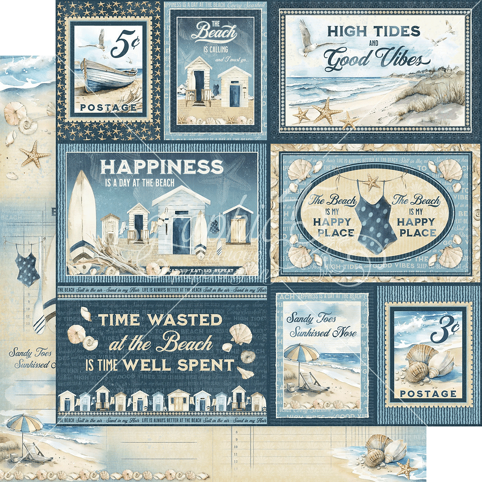 Thumbnail: Graphic 45 - The Beach is Calling - 8×8 Collection Pack