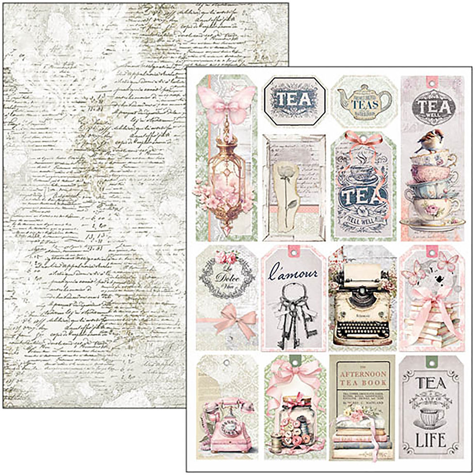Thumbnail: Ciao Bella - Timeless Moments - A4 Creative Pad - 9 Double-Sided Sheet