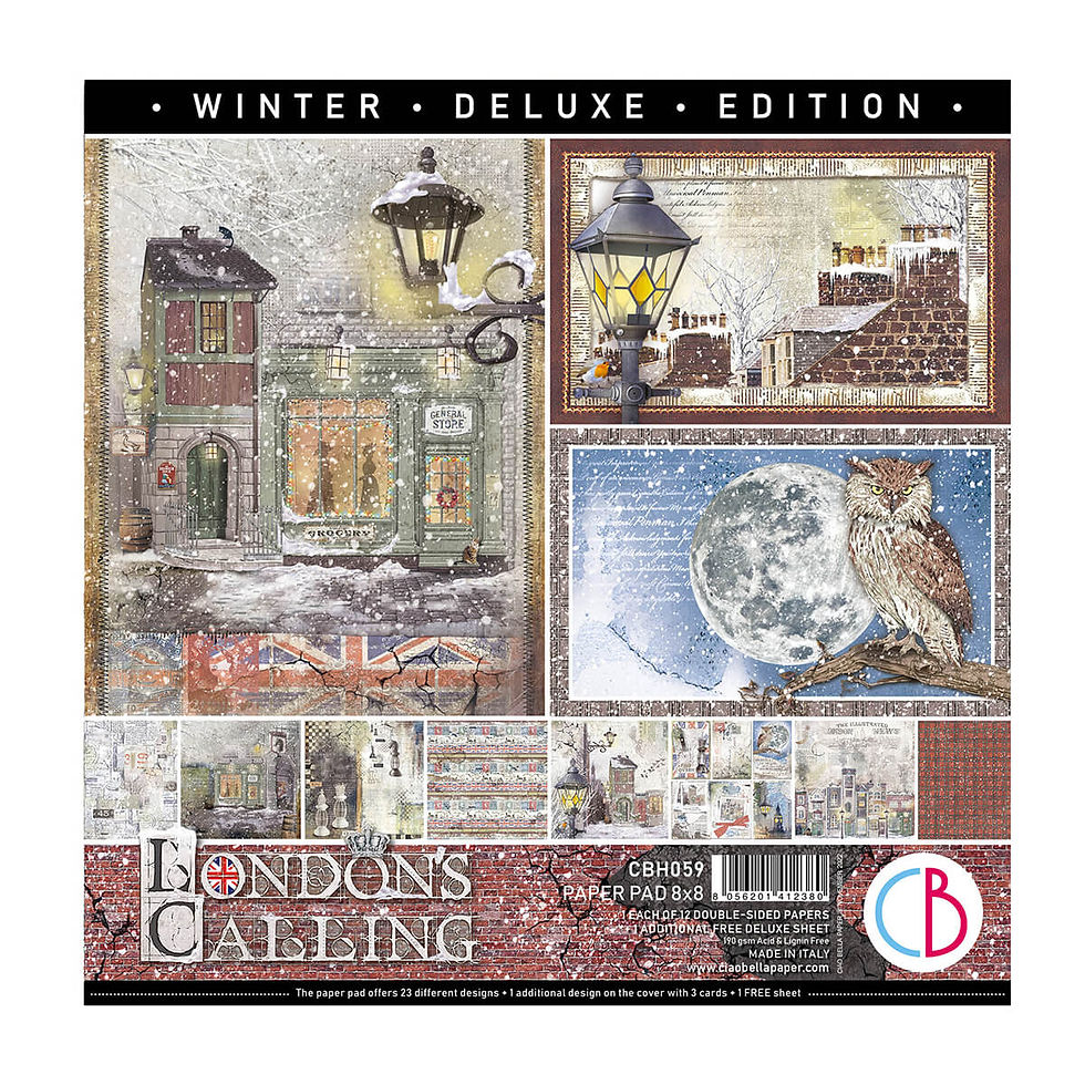 London's Calling by Ciao Bella - 12 - 8x8 Double-Sided Papers