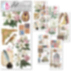 Ciao Bella - Courtly Love - Art Stickers - 5/Pkg