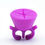 Thumbnail: Kids nail polish bottle holder/3 bottles of nail polish