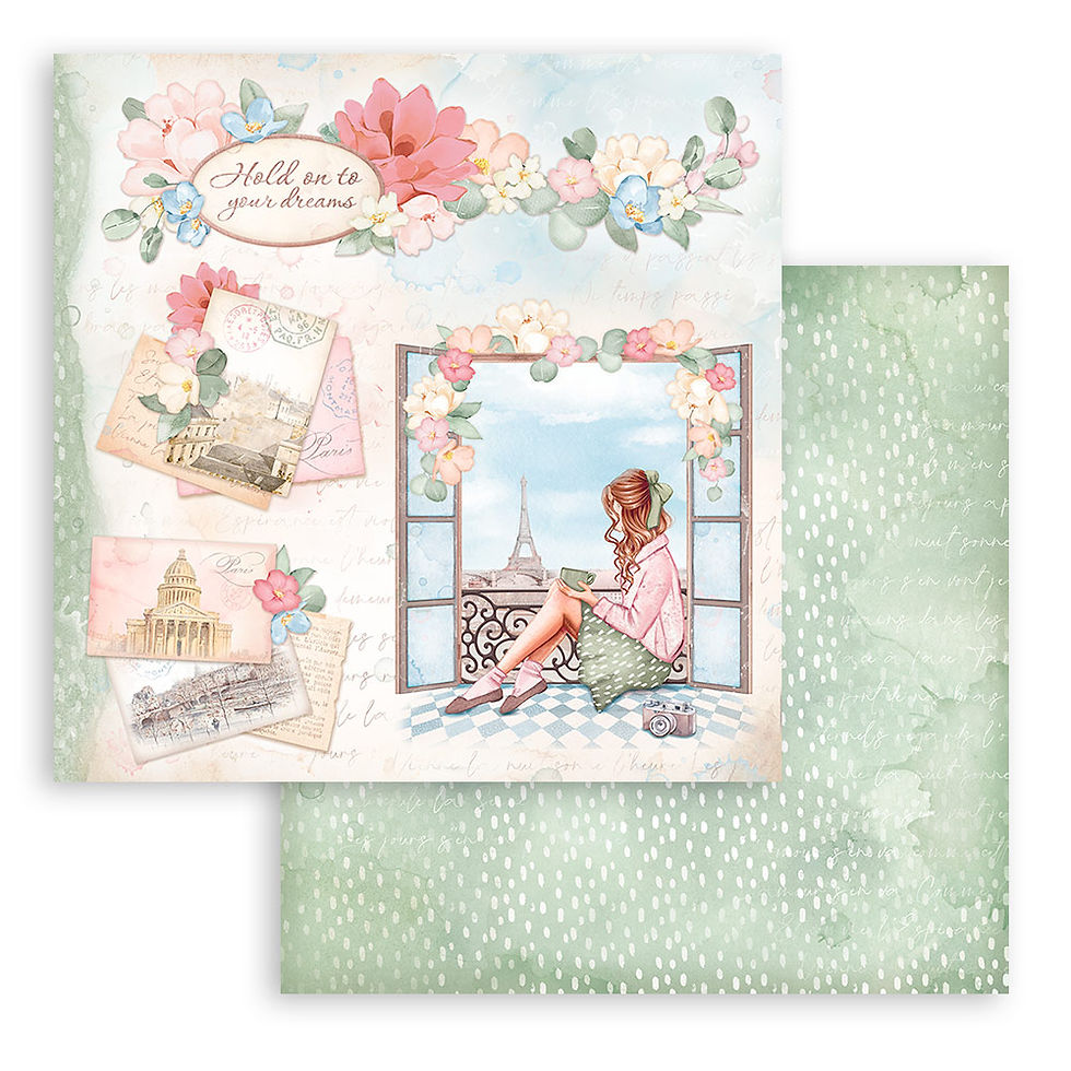Thumbnail: Stamperia - Oh La La - 10 - 12 x 12 Sheets + Bonus Designs
