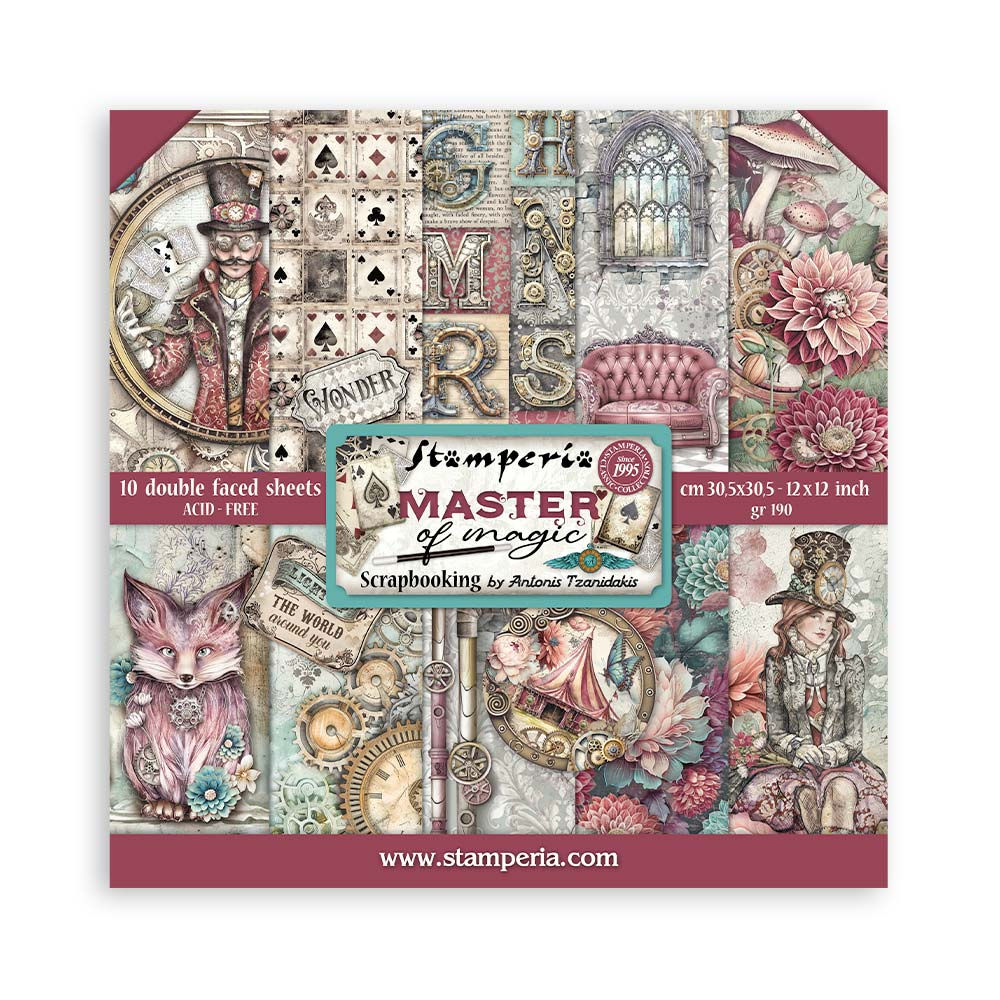Stamperia - Master of Magic - 10 - 12 x 12 Sheets  + Bonus Sheets
