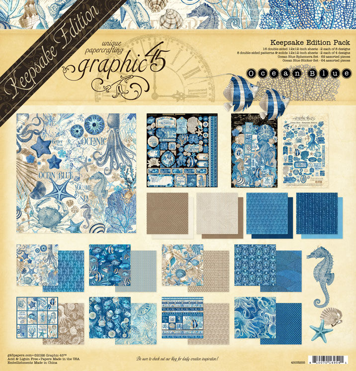 Graphic 45 - Ocean Blue - Keepsake Edition
