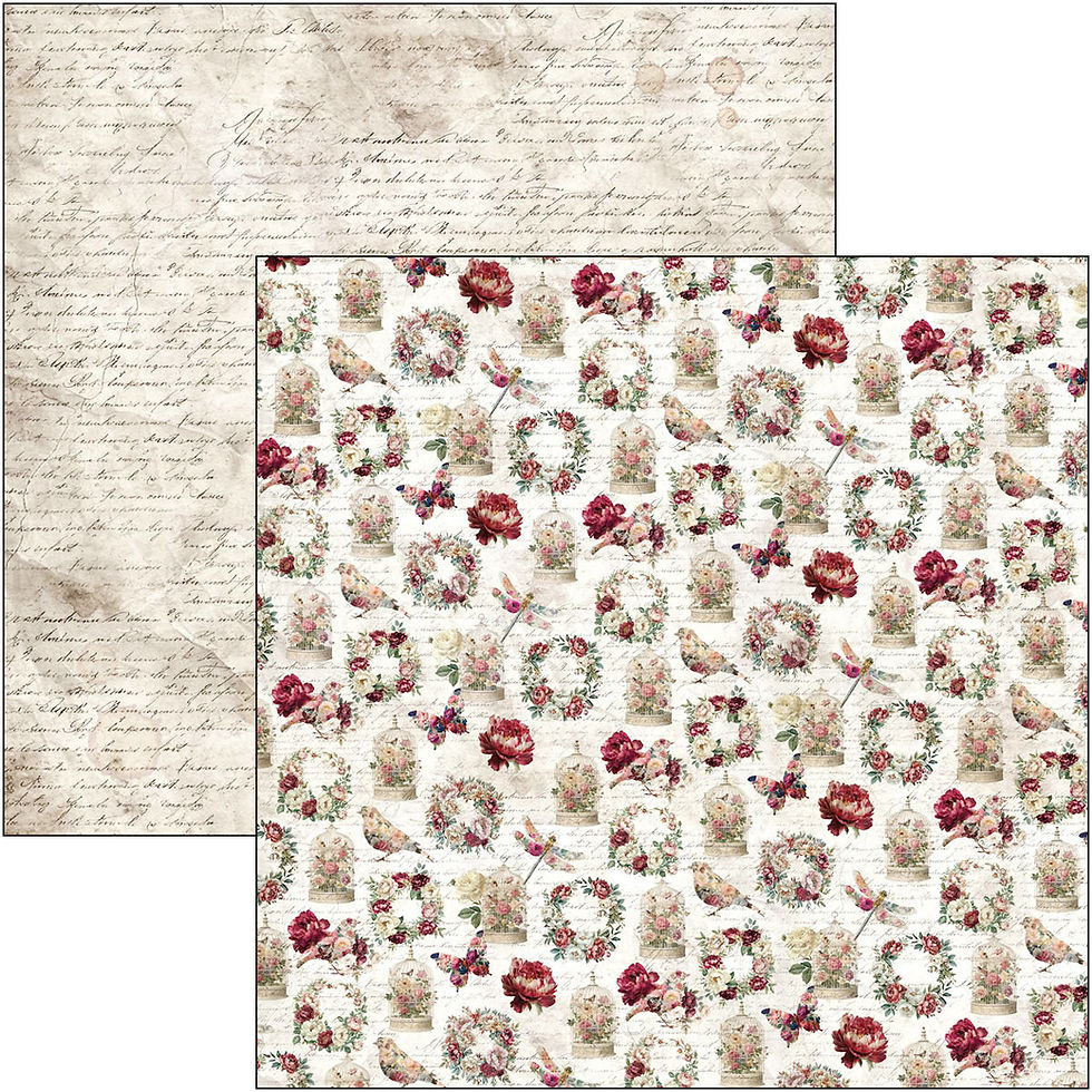 Thumbnail: Ciao Bella - Bohemian Burgundy - Patterns - 8 - 12x12 Sheets