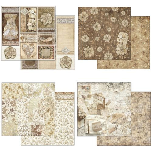 Thumbnail: REDUCED Old Lace by Stamperia-12x12 Paper Pack