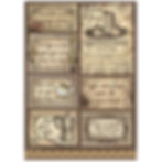 Thumbnail: Stamperia - Coffee and Chocolate - A4 Rice Papers - 6 Sheet Asso