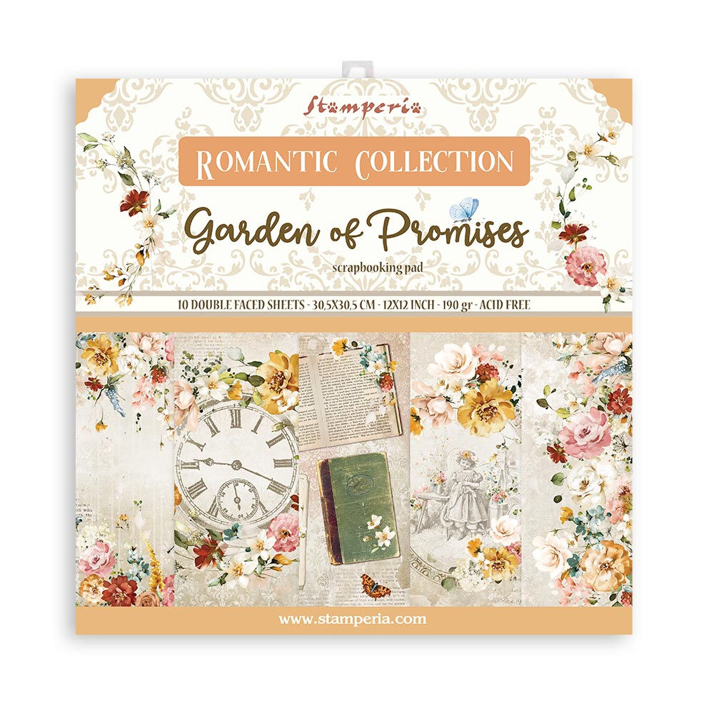 Stamperia - Garden of Promises - 10 - 12x12 Sheets