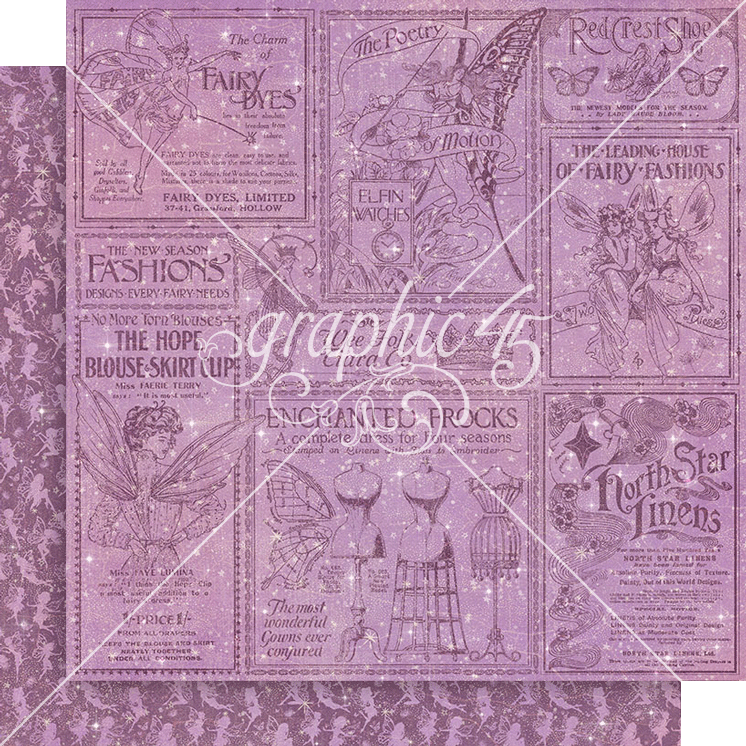 Thumbnail: Graphic 45 - Fairy Boutique - 12 - 12x12 Sheets