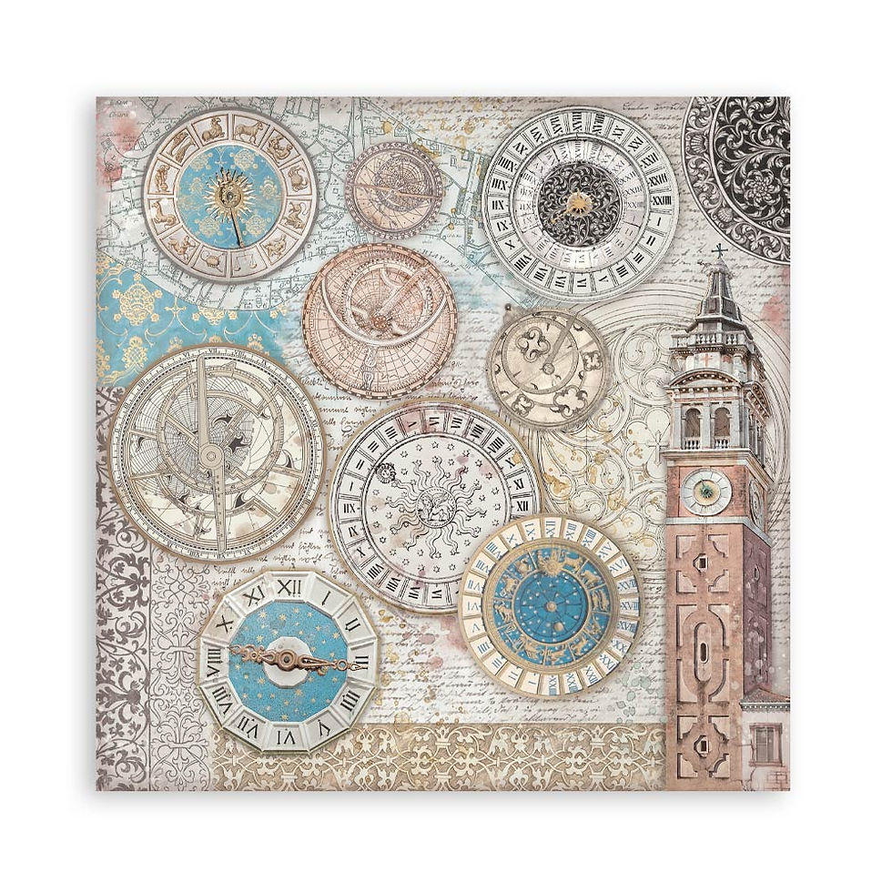Thumbnail: Stamperia - Venice City of Art - 22 SINGLE-SIDED 12x12 Sheets