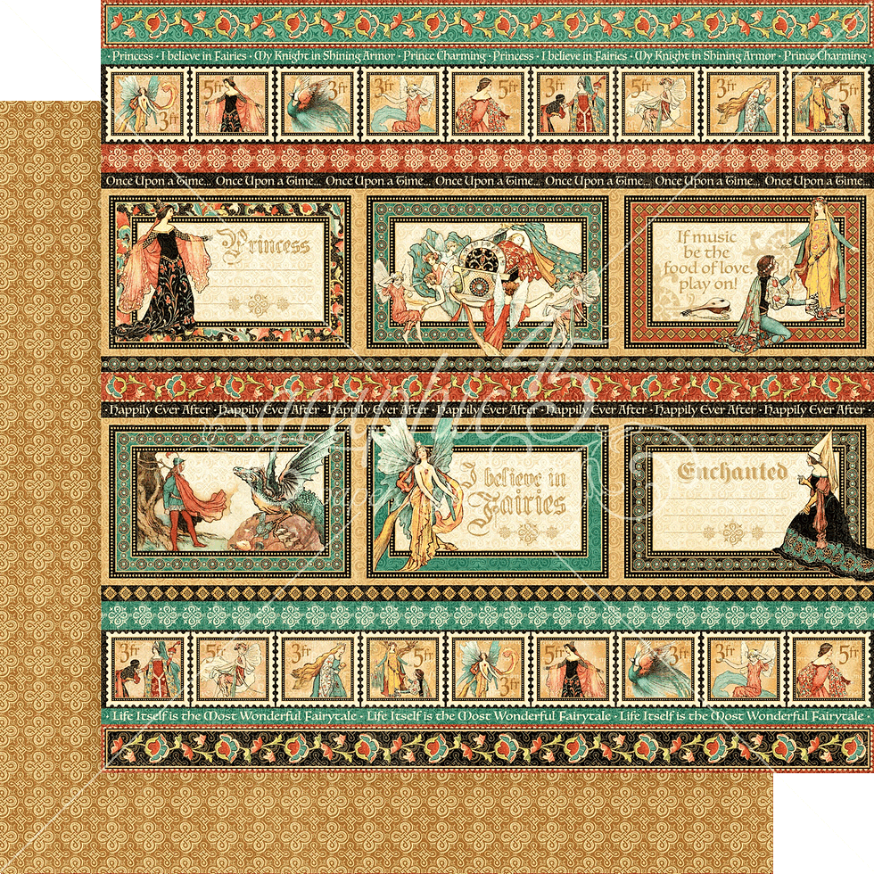 Thumbnail: Graphic45 - Enchanted Forest - 8 - 12x12 Double-Sided Sheets (No Cover)