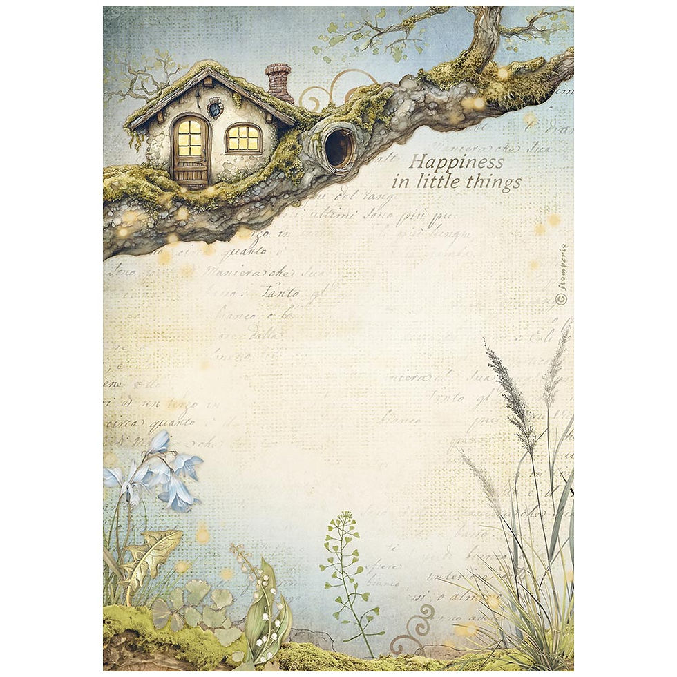 Thumbnail: Stamperia - Hidden Grove - A4 Rice Papers - 6 Sheet Assortment