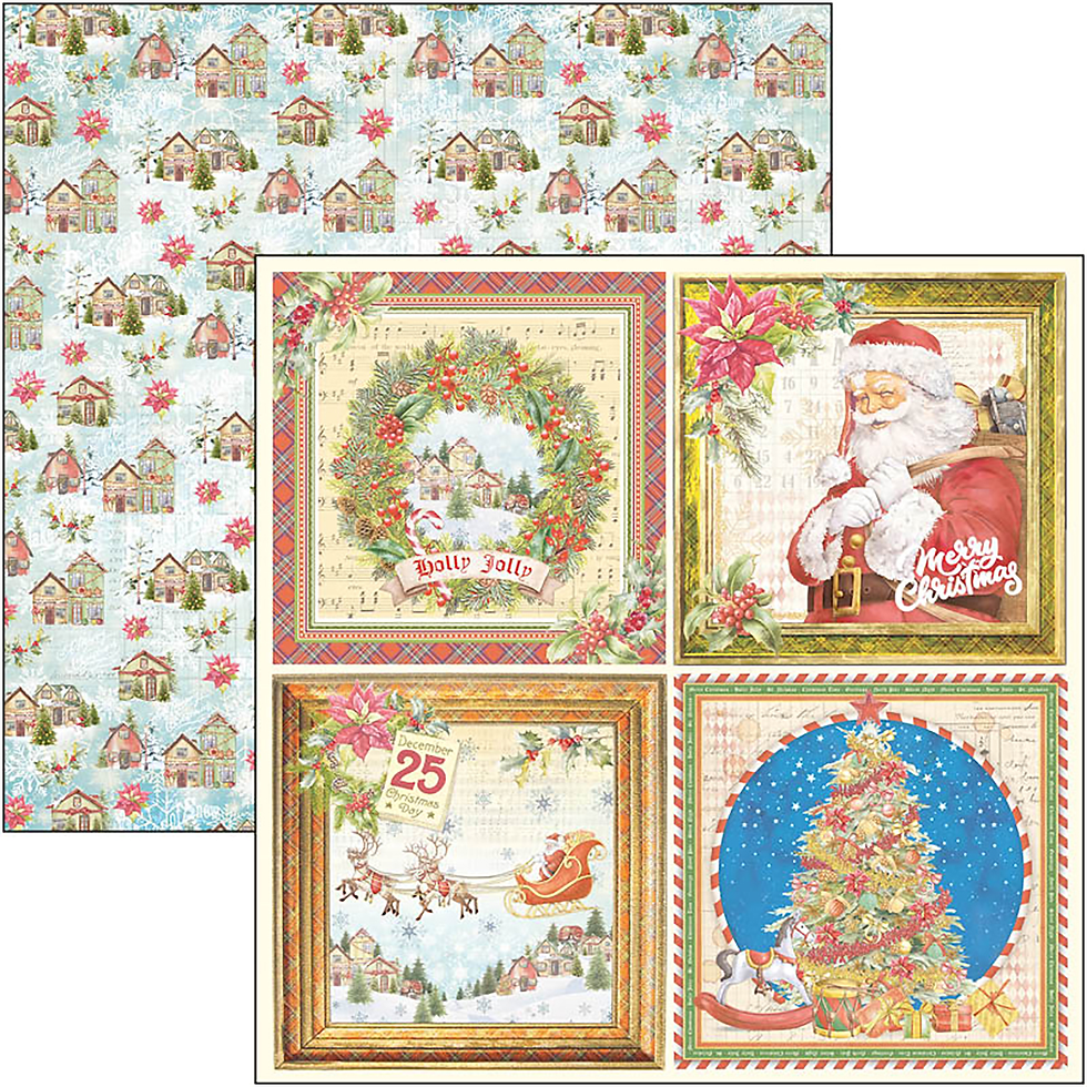 Thumbnail: Ciao Bella - Dear Santa - Patterns - 8 - 12x12 Sheets