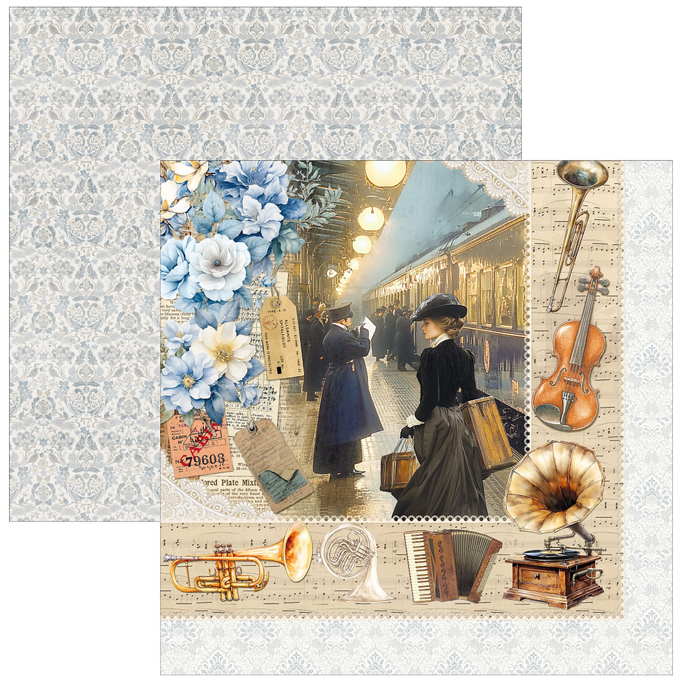 Thumbnail: Ciao Bella - Eastern Journey - Patterns - 8 - 12x12 Sheets