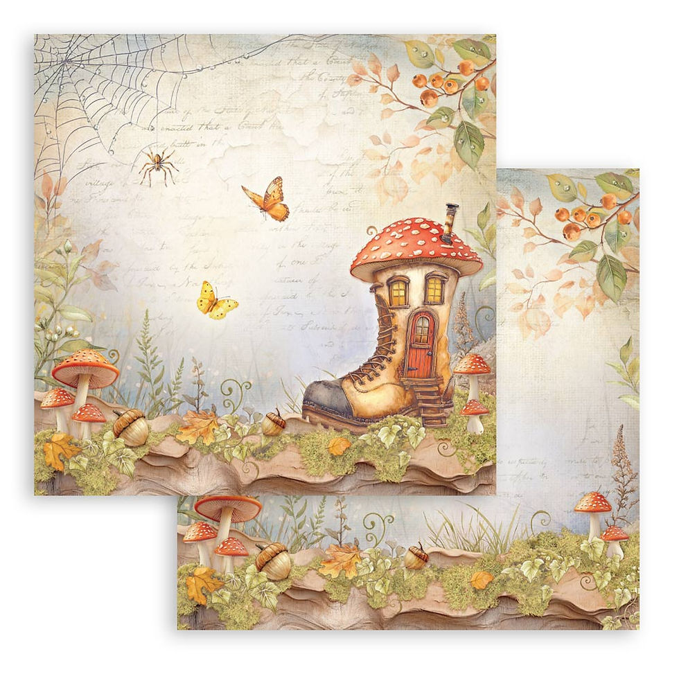 Thumbnail: Stamperia - Whispering Woods - 10 - 12 x 12 Sheets + Bonus Sheets