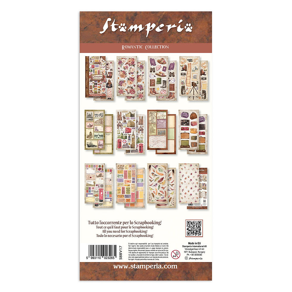 Thumbnail: REDUCED Stamperia - Our Way - Collectible Sheets