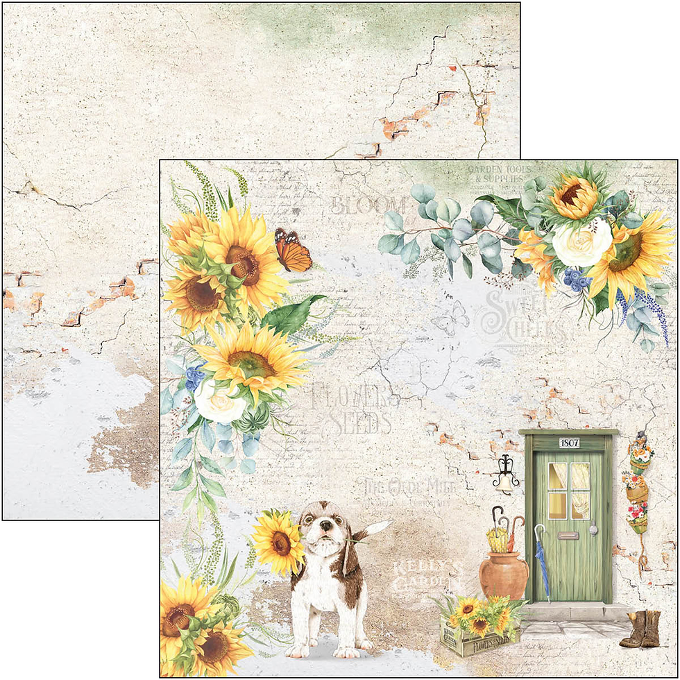 Thumbnail: Farmhouse Garden by Ciao Bella - 12 - 12x12 Double-Side Sheets