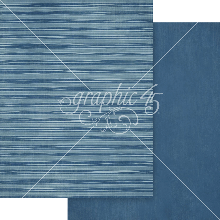 Thumbnail: Graphic 45 - Scenic Route - 8 - 8.5 x 11 Patterns & Solids Sheets
