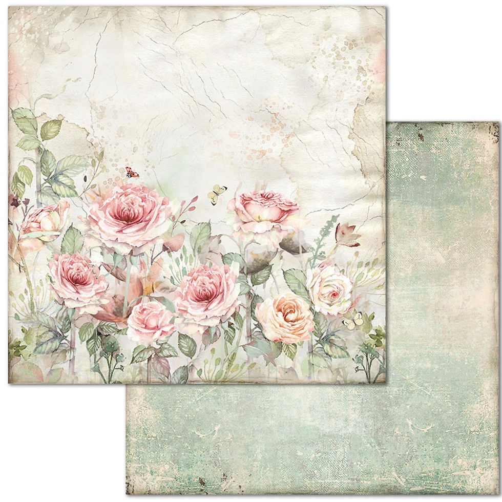 Thumbnail: Stamperia - House of Roses - 8x8 Paper - 10 Double Sided Designs