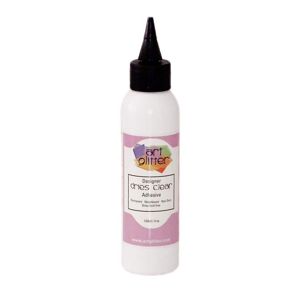 Art Glitter Dries Clear Glue 4 oz. scrapncreate