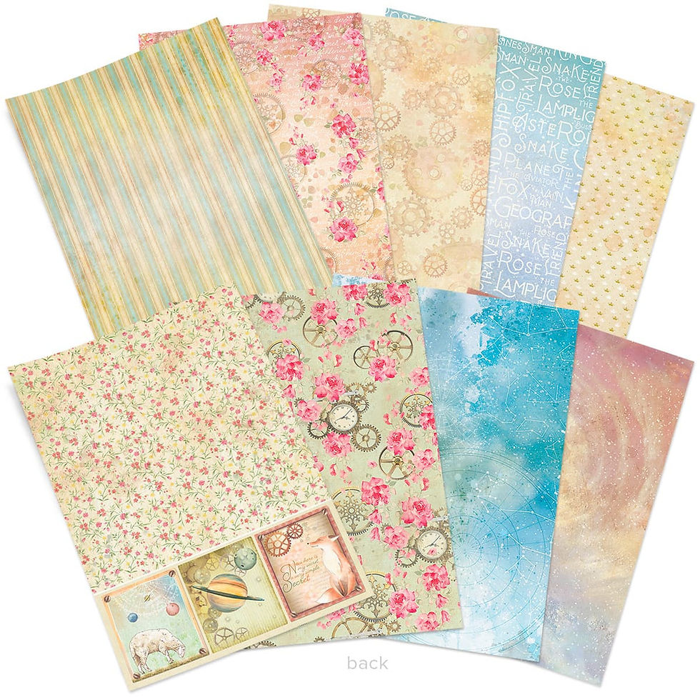 Thumbnail: REDUCED The Little Prince by Ciao Bella - 9 Double-Side Papers - A4 Format