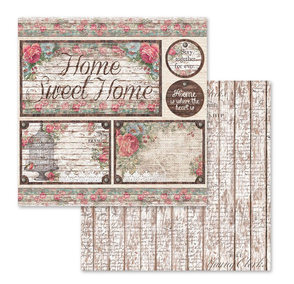 Thumbnail: REDUCED Roses & Lace by Stamperia-12x12 Paper Pack