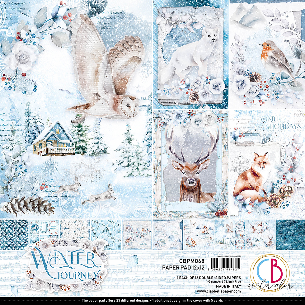 Ciao Bella - Winter Journey - 12x12 Double-Sided Sheets